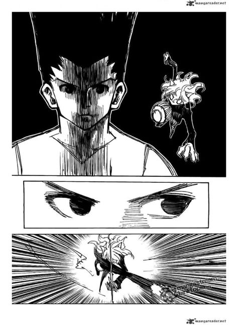 Gon Freecss Manga Panels, Gon Freecss Manga, Whiteboard Art, Gon Freecss, Hxh Characters, Comic Layout, Hunter Hunter, Character Sketches, Dragon Ball Super Manga