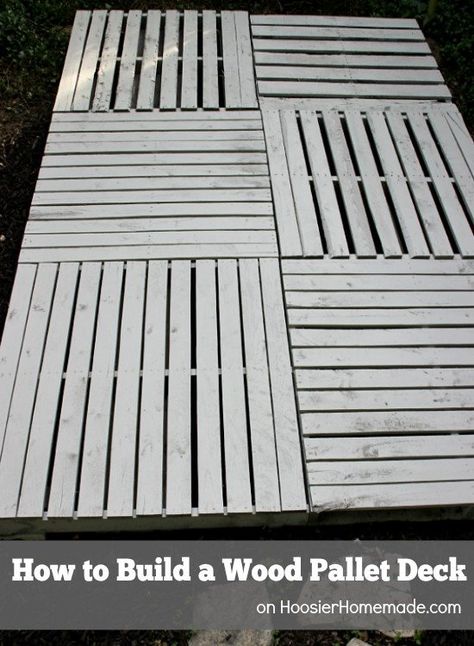 http://www.popsugar.com/home/How-Build-DIY-Pallet-Deck-41671188?utm_source=living_newsletter Pallet Patio Decks, Pallet Deck, Deck Outdoor, Pallet Patio, Into The Wood, Wooden Pallet Projects, Recycled Pallets, Diy Deck, Wood Pallet Projects