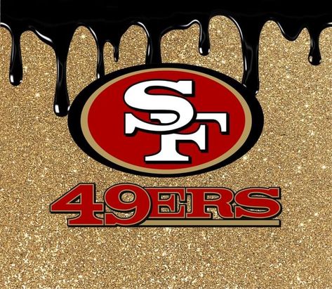 49ers Sublimation, 49ers Pictures, Starbucks Design, Football Crafts, Cool Wraps, Cricut Projects Beginner, Tumbler Cups Diy, Diy Tumblers, Cup Wrap