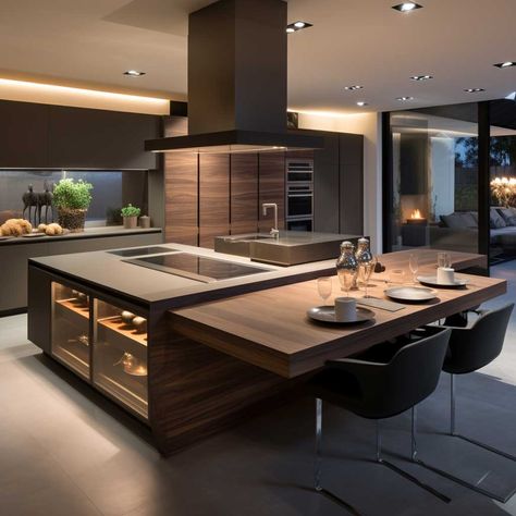 8+ Unique Features of Modern Kitchen Island Designs • 333+ Images • [ArtFacade] Modern Kitchen Island Design, Desain Pantry, Modern Kitchen Design Luxury 2020, Dream Kitchens Design, Modern Kitchen Island, تصميم للمنزل العصري, Modern Kitchen Interiors, Stylish Apartment, التصميم الخارجي للمنزل