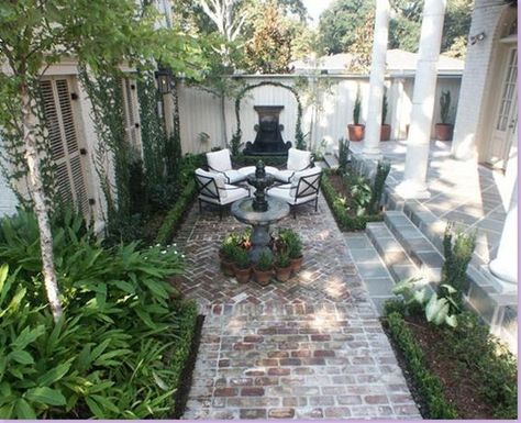 Courtyard Landscaping, Paving Ideas, Garden Seating Area, Small Courtyard Gardens, Courtyard Gardens Design, Small Courtyards, Garden Seating, Perfect Garden, Courtyard Garden