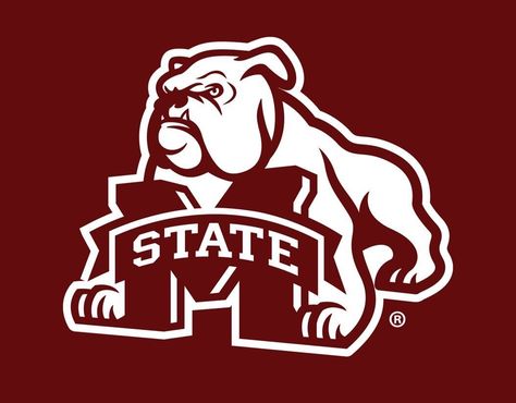 Hail State 🐶🏀🐶🏀🐶 Mississippi State Logo, Msu Bulldogs, Bulldogs Logo, Hail State, Wordmark Logo, Mississippi State University, Mississippi State Bulldogs, Bird Houses Painted, Word Mark Logo