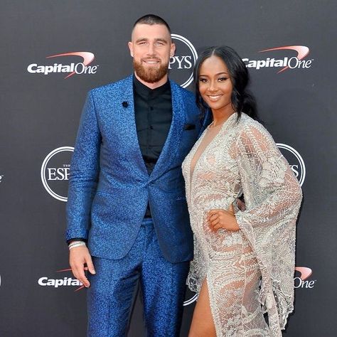 Travis Kelce (@killatrav) • Instagram photos and videos Travis Kelce And Kayla Nicole, Colour Blind, Journalism Major, Espy Awards, Jason Kelce, Nfl Player, Interracial Love, Hair Color Purple, Travis Kelce