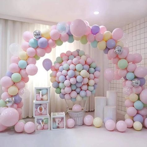 10/30/50pcs Macarons Latex Balloons Pastel Candy Wedding Party Birthday Decoration Balloons Baby Shower Decor Air Globos 👇 SPECIFICATIONS Brand Name: None Occasion: Wedding & Engagement Occasion: Grand Event Occasion: Birthday Party Occasion: Children's Day Occasion: back to school Occasion: Chinese New Year Occasion: Party Occasion: Wedding Occasion: New Year Occasion: Graduation Occasion: Anniversary Shape Style: Oval Number of Pcs: 30pcs is_customized: No Type of Wholesale: Yes(50 Pcs) Cla... Pastel Candy, Pastel Balloons, Balloons Party, Rainbow Balloons, Wedding Candy, Wedding Balloons, Baby Shower Balloons, Child Day, Latex Balloons