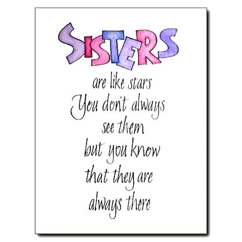 Thank You Sister Quotes, Quotes About Sisters, Cute Sister Quotes, Beautiful Sister Quotes, Inspirational Quotes For Sisters, I Love You Sister, Quotes Valentines Day, Happy Birthday Sister Quotes, Sister Cards