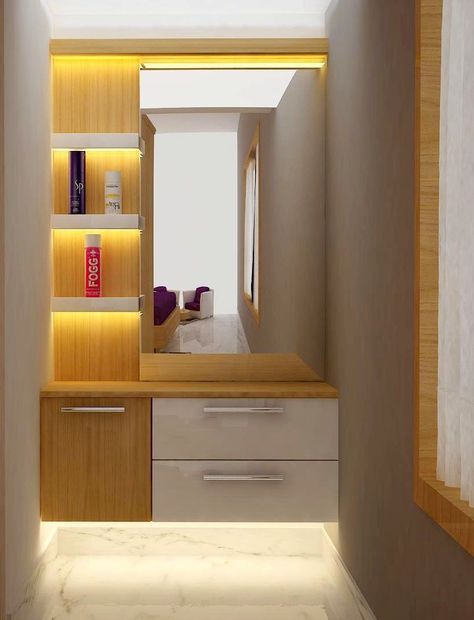 Modern & Master Wooden Wardrobe Designs In 2023 | Get Trending Ideas | Home Decoration | Ideas Dressing Tebal, Dressing Area In Bedroom, Wardrobe Design With Dressing Table, Dressing Mirrors, Dressing Table Mirror Design, Latest Door Designs, Modern Dressing Table Designs, Dressing Unit, Angle Pictures