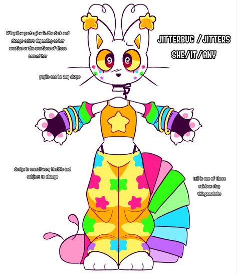 Star Fursona, Cute Fursona Ideas, Fursona Pattern Ideas, Fursona Drawing Reference, Fursona Ideas Art, Kidcore Oc Art, Kidcore Fursona, The Amazing Digital Circus Oc Ideas, Tadc Oc Idea