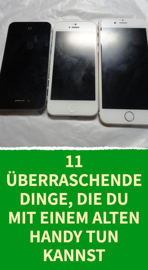 11 überraschende Dinge, die du mit einem alten Handy tun kannst. 11 Ideen, wie du dein altes Handy nutzen kannst. 11 Gründe, warum du dein altes Handy behalten solltest. Heutzutage legen wir uns alle paar Jahre ein neues Handy zu. Die alten Geräte sind aber meistens noch zu gebrauchen. Hier sind 11 sinnvolle Dinge, für die du dein altes Handy nutzen kannst.  Smartphone, Handy, Neues Handy, Altes Handy, Altes Handy nutzen via @GenialeTricks Life Hacks, Smartphone, Computer, Pins, Quick Saves