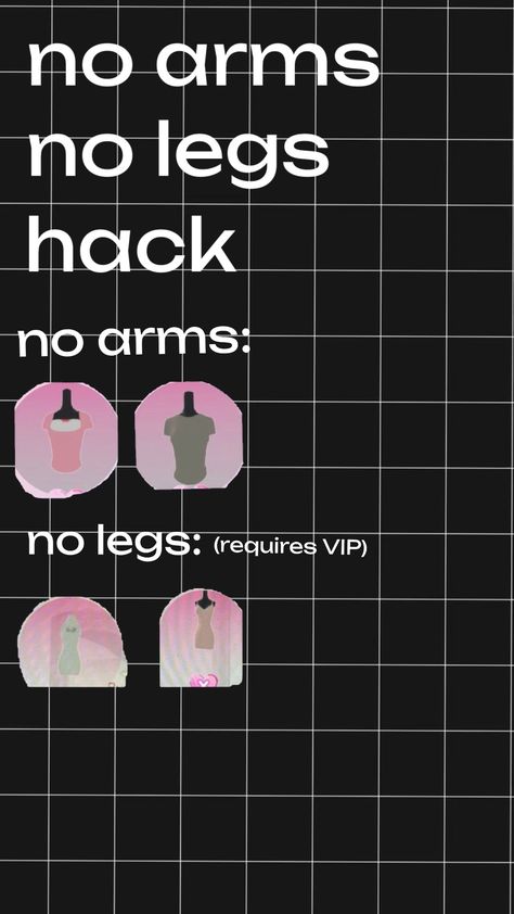 no arms no legs hack in DTI/Dress To Impress 💅🏼👑 How To Make Your, Dress To Impress, Make Your, Make It Yourself, Hair, Dresses, Pins, Quick Saves