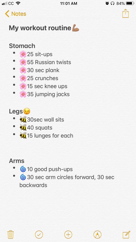 Workouts List Notes, Notes App Workout Plan, Workout Aesthetic List, Ab Workout Notes App, Workouts Notes App, Notes App Workout, Workouts Aesthetic List, Cheer Workouts For Bases, Fitness Programs For Women