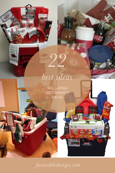 Fire Pit Gift Basket, Basket Ideas For Raffle, Baskets For Raffle, Cooler Gift Basket Ideas, Raffle Baskets Ideas, Cooler Gift Basket, Themed Basket Ideas, Auction Basket Themes, Basket Auction Ideas