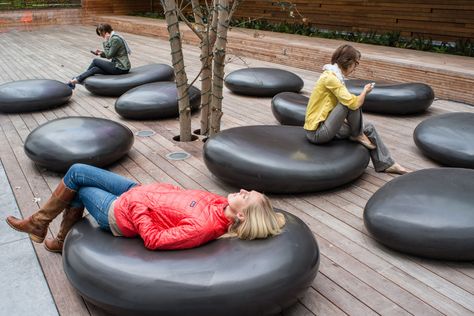 Fake Boulders, Circle Bench, Urban Furniture Design, Lobby Seating, Sculptural Chair, Artistic Lighting, Artist Loft, Concrete Bench, Concrete Paving