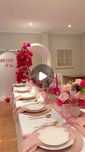 The Bloom Print on Instagram: "🩷💗 Pink Moments 💗🩷

The most gorgeous setup, the table and backdrop paired together so perfectly🥰🩷

Backdrop & Table Styling: @thebloomprintco 
Venue: @cottonshotel 
•
•
•
•

#birthdaysetup#eventdecor#thebloomprint#firstbirthday#birthdayinspo#babybirthdaysetup#birthdaygirl#babygirl#fauxflowersetup#luxuryeventdecor#bespokeevents#bespokedecor#bridalshower#bridalshowerinspo#babygirl#babyshower#babyshowerinspo#birthday#cloudtheme#teddybear#babyshowerideas#flowerdecor#ohbaby#weddinginspo#bettertogether#weddingsetup#weddingdecor#theeventcollectivex#birthdayparty#tablescape" Event Table Set Up Ideas, Sweet 16 Table Setup, Table Set Up Ideas, Sweet 16 Table, Backdrop Table, Set Up Ideas, Event Table, Table Styling, Table Set Up