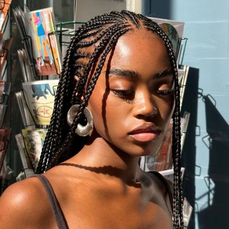 50 Stunning Braids for Black Women: Gallery & Video Showcase | 50 of the Best Braids for Black Women (Gallery & Video) | Aesthetic Braided Hairstyles For Women Hair Styles Braids, Braids For Black, Styles Braids, African Hair Braiding Styles, Braided Cornrow Hairstyles, Box Braids Hairstyles For Black Women, Cute Box Braids Hairstyles, Protective Hairstyles Braids, Hairdos For Curly Hair