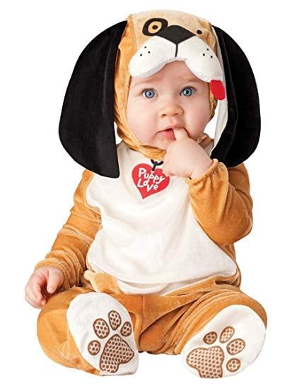 Baby Dog Costume Baby Puppy Costume, Puppy Costume For Kids, Boss Baby Costume, Baby Dog Costume, Baby Animal Costumes, First Halloween Costumes, Halloween Infantil, Baby Boy Halloween