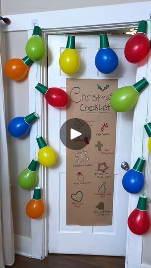 String Lights Diy, Christmas Fun Ideas, Balloon Hacks, Christmas Checklist, Holiday Hacks, Balloon Christmas, Holiday Hack, Lights Diy, Creative Money Gifts