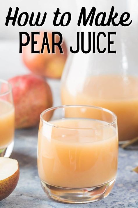 Drinking pear juice is a great way to enjoy the health benefits of pears. Pears are a great source of fiber, vitamin C, and potassium. Pear juice is also a great way to get your daily dose of antioxidants. Here’s how to make it in a juicer or a blender. Homemade Pear Juice, Juicing Recipes With Pears, Pears Juice Recipe, Apple Pear Juice Recipe, Pear Juice Recipes Juicers, Pear Juicing Recipes, Juicing Pears, Pear Juice Recipes, Juice In Blender