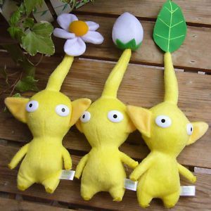 New 14pcs Nintendo Pikmin Plush Toy Leaf Bud Flower Lovely Gift for Kids RARE on PopScreen Nintendo Pikmin, Yellow Pikmin, Bud Flower, Dolls For Sale, Flower Leaf, Movie Character, Tv Movie, Yellow Leaves, Flower Bud