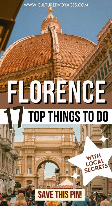 This guide covers the top things to do in Florence, from visiting Florence landmarks to wine tasting tours in Florence. If you're looking for the best Florence attractions, read this comprehensive list of what to do in Florence.things to see and do in florence | fun things to do in florence | things to do in florence at night | cool things to do in florence | best free things to do in florence italy | Day trips from florence | Florence travel guide Florence To Do List, Day Trip From Florence Italy, Florence Day Trips, One Day In Florence Italy, Florence Italy Museums, Florence To Do, What To See In Florence Italy, Florence Must See, What To Do In Florence