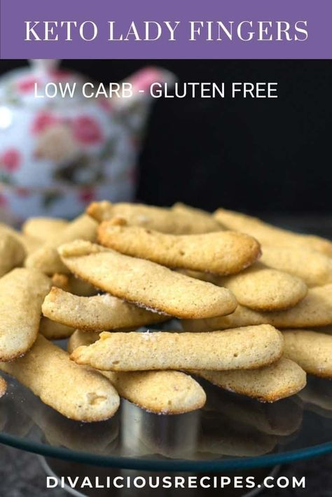 Keto Lady Fingers Low Carb Slow Cooker, Lady Fingers, Low Carb Sweets, Sweet Recipes Desserts, Keto Cookies, Keto Bread, Low Carb Recipes Dessert, Low Carb Yum, Keto Dessert Recipes