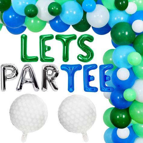 PRICES MAY VARY. Golf theme: Golf-themed birthday party for golf enthusiasts or those interested in golf, with decorations reflecting the golfing atmosphere and style. Whether held at golf courses, homes, clubs, or other venues, golf party decorations can create a unique atmosphere and bring joy to the participants, leaving them with wonderful memories Wide application: Bright colors, classic golf element design, these golf decorations are broadly applied in golf birthday parties, golf night bir Golf 1st Birthday Party, Golf 1st Birthday, Ball Balloons, Golf First Birthday, 40 Balloons, Golf Party Decorations, First Birthday Balloons, Birthday Decorations For Men, Golf Birthday Party