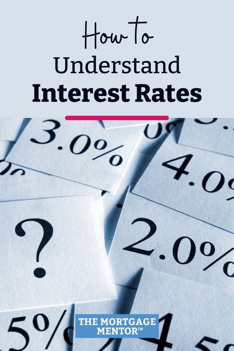 How to understand mortgage interest rates. A mortgage interest rate is a big part of a mortgage loan, learn all about it! Check out these help tips for understanding mortgage interest rates. Visit for more home buying tips directly from a mortgage lender. We teach home buyers to save money & buy a home with confidence. Real estate home buying tips, loans, refinancing, appraisal, mortgage lenders | NMLS# 91445 Tax Saving, Mortgage Lender, Mortgage Loan, Mortgage Interest Rates, Mortgage Tips, Buying Your First Home, Buy A Home, Home Buying Process, Borrow Money