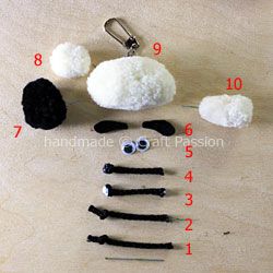 Shaun-The-Sheep-2 Pom Pom Sheep, Sheep Diy, Pom Pom Tutorial, Pom Pom Animals, Timmy Time, Sheep Crafts, Pom Pom Maker, Diy Pom Pom, Shaun The Sheep