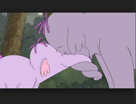 little Heffalump w/ Mama Heffalump Lumpy Heffalump, Winnie The Pooh Heffalump, Winnie The Pooh Elephant, Chloe Aesthetic, Pooh And His Friends, Tattoo Mom, Character Disney, Winnie The Pooh Pictures, Winnie The Pooh Friends