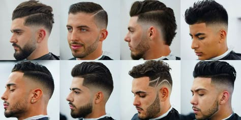 Knowing the names for different types of haircuts for men is invaluable when you’re visiting the barbershop and asking your barber for a specific hairstyle. In fact, not being able to talk to your barber and ask for the haircut you want is probably the most common reason guys get a bad cut. Fortunately, learning … Watercolor Art Portrait, Wavy Hair Inspiration, Types Of Haircuts, Haircut Names For Men, Haircut Names, Cool Boys Haircuts, Haircut Tip, Drop Fade, Men's Cuts