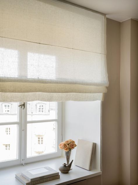 Linen Roman Blinds, Natural Roman Blinds, Roman Blinds Living Room, Sheer Roman Blinds, Linen Curtains Kitchen, Linen Roman Shades, Sheer Blinds, Roman Curtains, Home Decor Brand