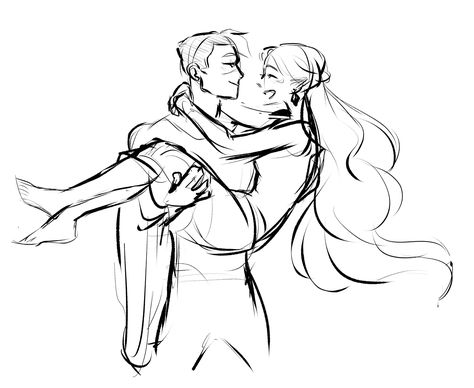 some shallura love round one! @takashixshiroganes- “forhead kisses” or ‘shiro carrying allura bridal style” Carry Reference, Poses Anime, Couple Poses Drawing, Arm Drawing, Drawing Couple Poses, Couple Drawing, Couple Poses Reference, Small Drawings, Cute Couple Poses