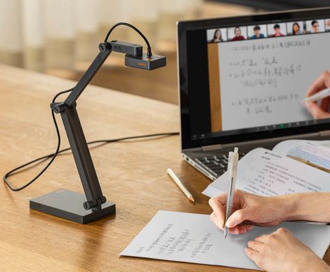 Ipevo's Designey-from-the-'90s Desktop Document Cameras - Core77 Document Camera, Voice Technology, Computer Camera, Usb Type A, Background Noise, Camera Reviews, Tech Trends, Cool Tech, Painting Lessons