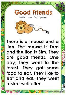 Teacher Fun Files: English Reading Passages About Animals 22E English Poems For Kids, Short Reading Passage, Remedial Reading, Phonics Reading Passages, Reading Comprehension For Kids, Phonics Flashcards, Reading Comprehension Kindergarten, English Stories For Kids, English Short Stories