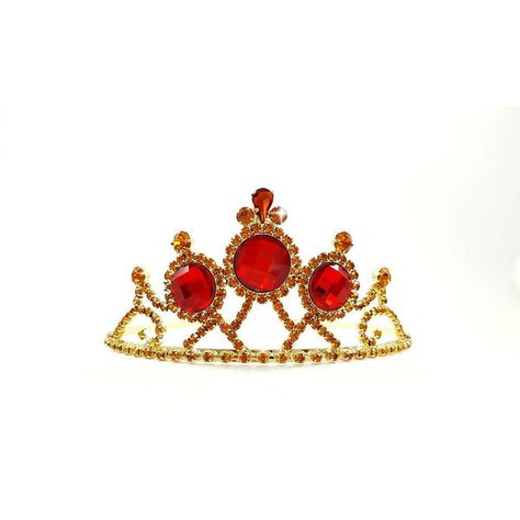 Snow White Tiara, Snow White Crown ,Princess Snow White Gold Red... (89 BRL) ❤ liked on Polyvore featuring accessories, hair accessories, tiara crown, rhinestone tiara, gold party crowns, gold crown and rhinestone headbands Snow White Crown, White Tiara, Hair Accessories Gold, Tiara Gold, Hair Accessories Tiara, Headband Crown, Headband Gold, White Crown, Birthday Tiara