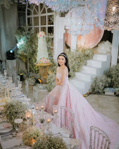 Debut Theme Ideas 18th Elegant, Debut Gowns Filipino, Debut Gowns 18th, Debut Gowns 18th Elegant, Debut Backdrop, 18th Debut Theme, 18th Debut Ideas, Debut Theme Ideas, Filipino Debut