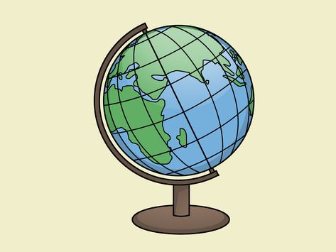 Globe Drawing Aesthetic, Globe Doodle, Globe Picture, Globe Drawing, Globe Projects, Globe Clipart, World Clipart, Earth Drawings, Children's Games