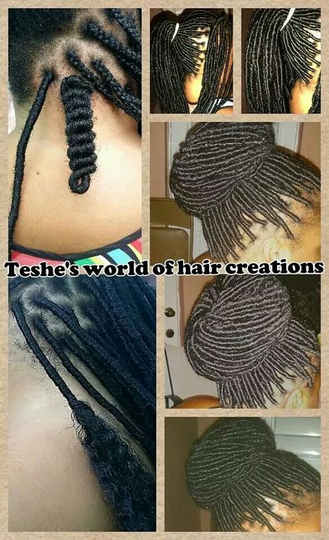 Faux locs Tiny Faux Locs, Thread Braids, Hair Styles Long Hair, Faux Locks, Twisted Hair, Types Of Braids, Beautiful Braids, Sisterlocks, Hairstyle Gallery