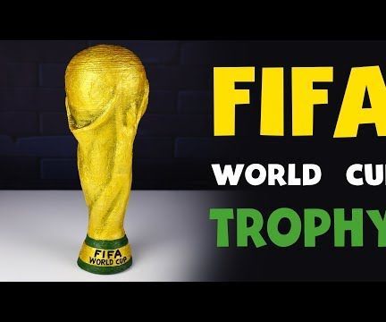 Fifa World Cup Trophy, Diy Trophy, Bbq Sticks, Game Crafts, Cardboard Diy, World Cup Trophy, Word Cup, Soccer World, Diy Cups