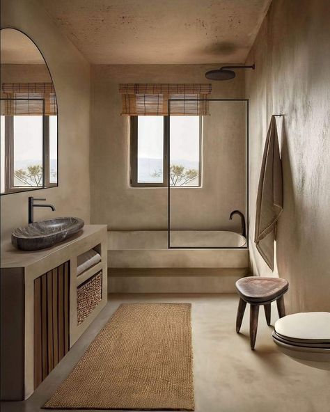 Microcement Bathroom, Wabi Sabi Bathroom, Sink Vanity Unit, Our New Home, Baltic Sea, Super Excited, Diy Bathroom, Bathroom Interior Design, My Dream Home