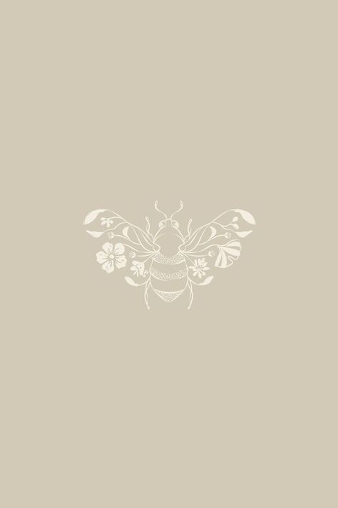 Minimalist Flower Design, Bee Landing On Flower Tattoo, Wildflower Logo Design, Flower Company Logo, Cottagecore Logo Design, Logo Design Flower Shop, Floral Logo Design Ideas Brand Identity, Tattoo Shop Branding, Flower Logo Ideas