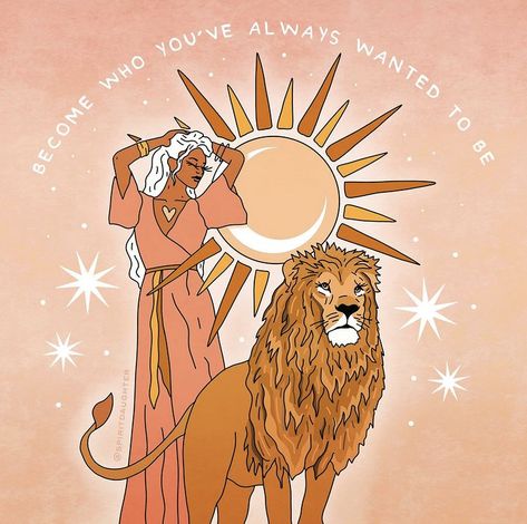 Spirit Daughter, Lions Gate, Leo Season, Home Sign, A Goddess, A Lion, Art And Illustration, Spiritual Art, Moon Child