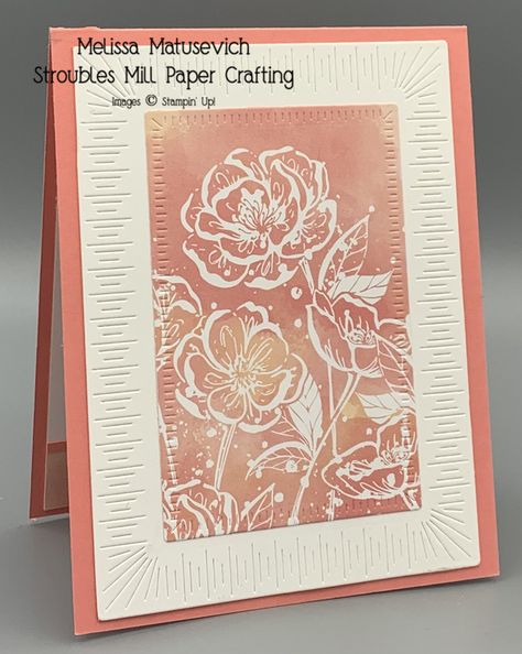 This simple card is a snap to create with the new Radiating Stitches die set. Radiating Stitches Dies, Hello Irresistible, Easy Greeting Cards, Stampin Up Catalog, Craft Club, Stamping Up Cards, Card Making Techniques, Stamping Up, Sympathy Cards