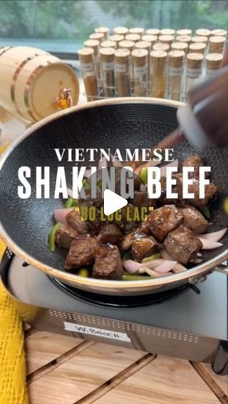 Philippe Trinh I Yummy Asian Eats on Instagram: "🇻🇳✨ Better than Takeout: Bo Luc Lac (Vietnamese Shaking Beef) 🍽️

🧾 Recipe below, or DM me “Shaking Beef” for full detailed recipe!

Did you know that one of the priciest and most popular dishes to order at a Vietnamese restaurant is surprisingly easy and much cheaper to make at home? 

Bo Luc Lac is all about the perfect balance of savory and sweet flavors, and its name comes from a unique cooking technique to sear the beef evenly! 🥩🔄

Bo Luc Lac, or Shaking Beef, has roots in French colonial Vietnam. The name “shaking beef” comes from the way the beef is shaken in the pan to achieve an even sear. 

📝📒 Tip:  Partially freeze your beef for an hour or so until it hardens and use a sharp knife to cut the cubes.  I’m using my Kyoku Gyut Shaken Beef Vietnamese, Shaken Beef, Bo Luc Lac, Shaking Beef, Boneless Ribeye Steak, My Bo, Popular Dishes, Better Than Takeout, Vietnamese Restaurant