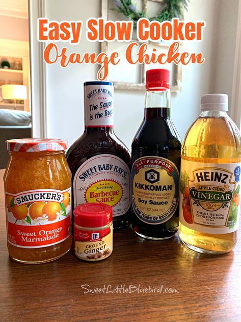 Easy Slow Cooker Orange Chicken Ingredients