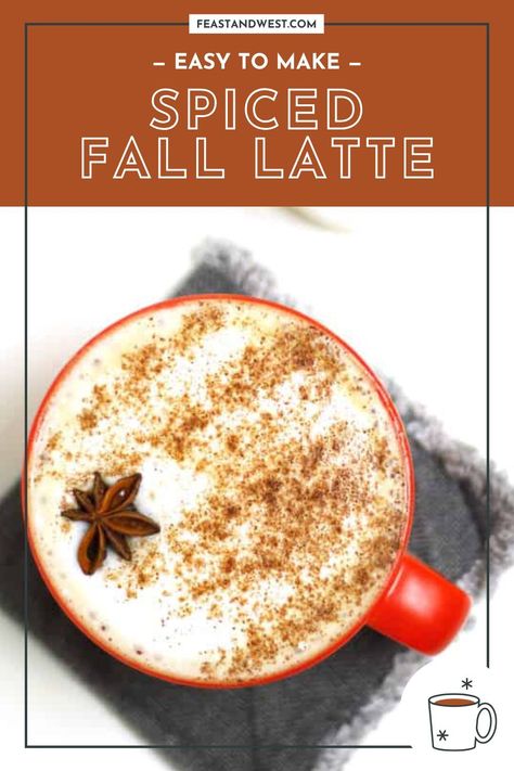 If you’re not a fan of pumpkin, there’s still a way to enjoy fall flavors in a latte. Simply make a spiced simple syrup without pumpkin, then add it to your morning coffee or mix it in a latte. https://feastandwest.com/autumn-spice-cafe-latte/ Spiced Simple Syrup, Frozen Drinks Alcohol, Irish Coffee Recipe, Cinnamon Simple Syrup, Whole Spices, Homemade Pumpkin Spice, Pumpkin Spice Syrup, Fall Flavors, Frothing Milk