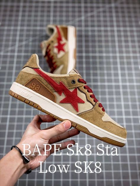 BAPE Sk8 Sta Low SK8 Bape Sk8 Sta, Bapesta Shoes, Sk8 Sta, A Bathing Ape, Golden Goose Sneaker, Espadrilles, Sneakers, Blue, Quick Saves