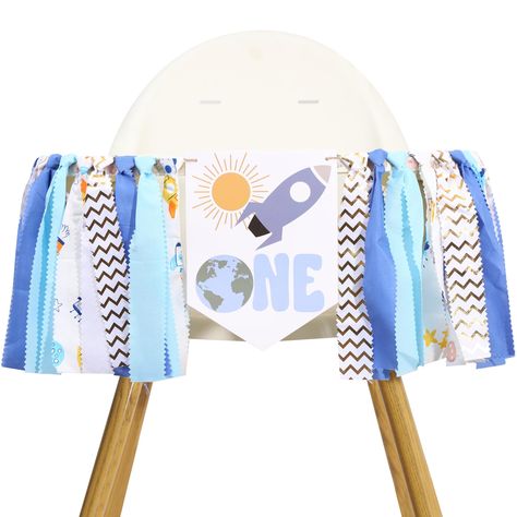 PRICES MAY VARY. First Trip Around The Sun High Chair Banner - Looking For Boy Birthday Decorations? This Eye-Catching And Stylish Boys Space One Banner Is Perfect For Decorating A Birthday Baby's Highchair Or For Use As A Photo Prop, Especially For Cake Smash Photos! Space One Birthday High Chair Banner - Enter A Galaxy Of Fun When Your Little Astronaut Celebrates His First Birthday Traveling Around The Sun! Decorate His High Chair With Our Stellar Boy High Chair Banner To Make It The Command C Space Smash Cake 1st Birthdays, Spaceship Cake, Birthday High Chair, 1st Birthday Banner, Astronaut Party, Boy Birthday Decorations, First Trip Around The Sun, Space Boy, Highchair Banner