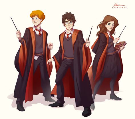 ArtStation - Harry Potter characters study - 01, Valerio "Dreelrayk" Buonfantino Harry Potter Kawaii, Hery Potter, Harry Potter Sketch, Harry Potter Cartoon, Illustration Art Nouveau, Harry Potter Illustrations, Harry Potter Wizard, Harry Potter Ron, Desenhos Harry Potter