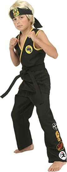 Cobra Kai kids costume Cobra Kai Costume, Karate Clothes, Cobra Kai Quotes, Karate Kid Costume, Kid Costume, Karate Belt, Karate Uniform, The Karate Kid, Karate Gi