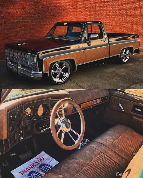 Squarebody Interior Ideas, Squarebody Chevy Interior, Square Body Interior, Squarebody Truck, Squarebody Chevy, Square Body Chevy, 20 Wheels, Lowered Trucks, C10 Chevy Truck